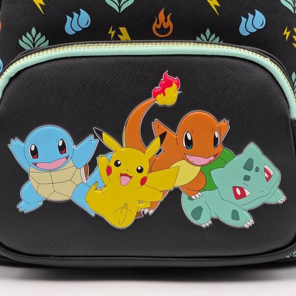 Loungefly Pokemon Starters Mini Backpack - Funkon 2021 Exclusive New - Picture 7 of 8